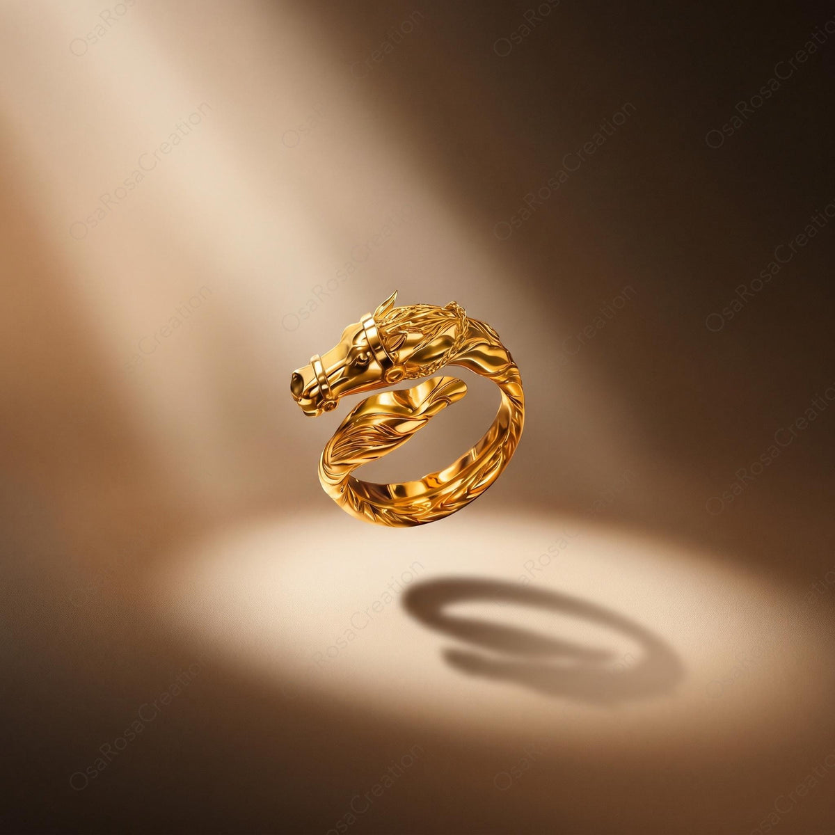 Equestrian Horse Wrap Ring