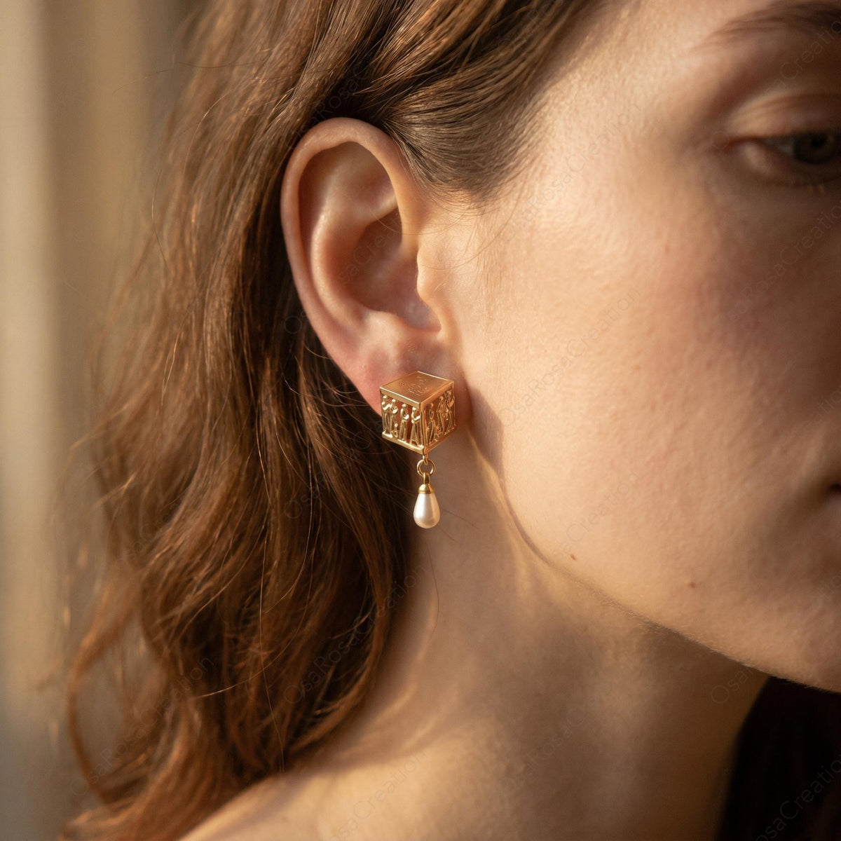 Boucles d'oreilles l'Académie de Platon