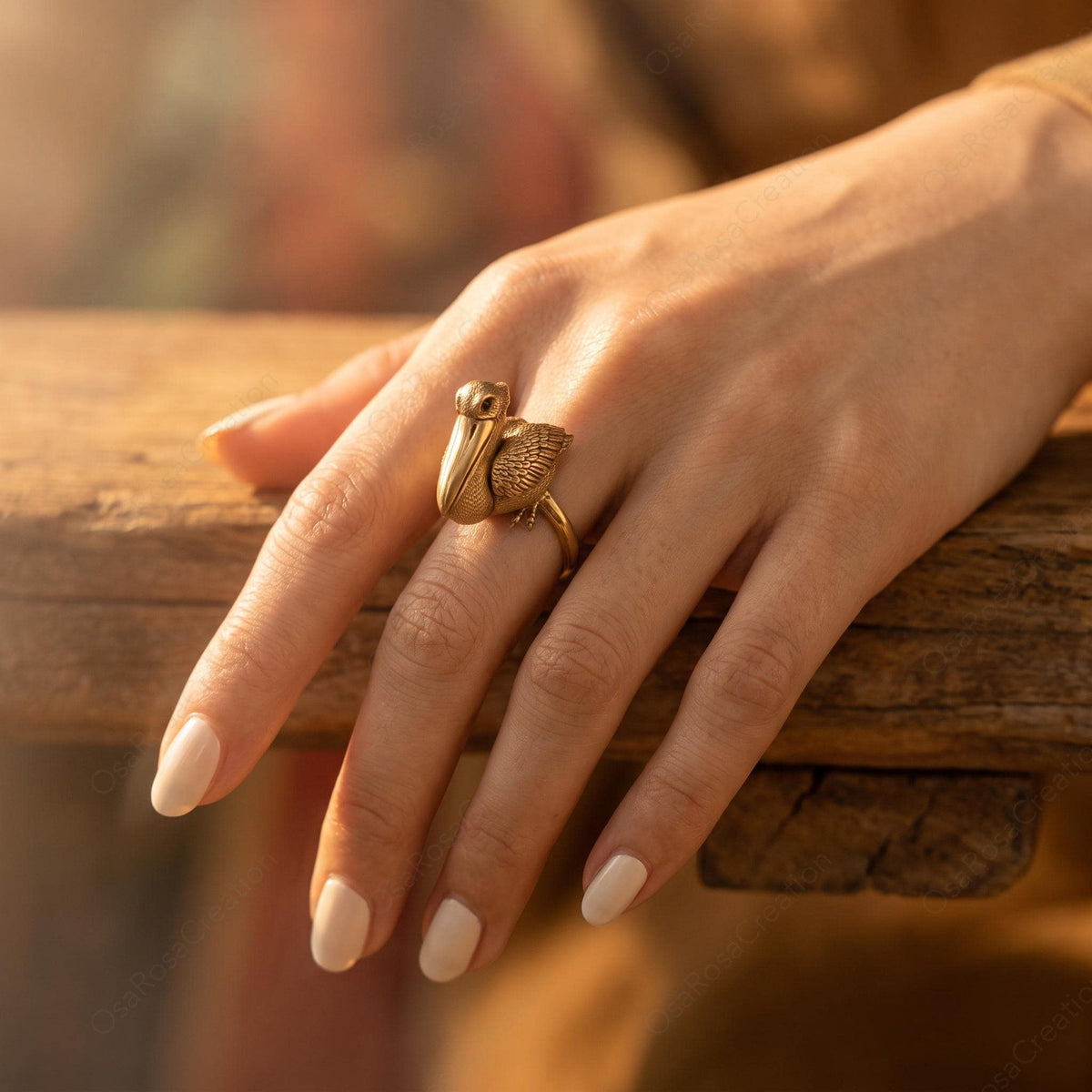 Bague Famille Pélican