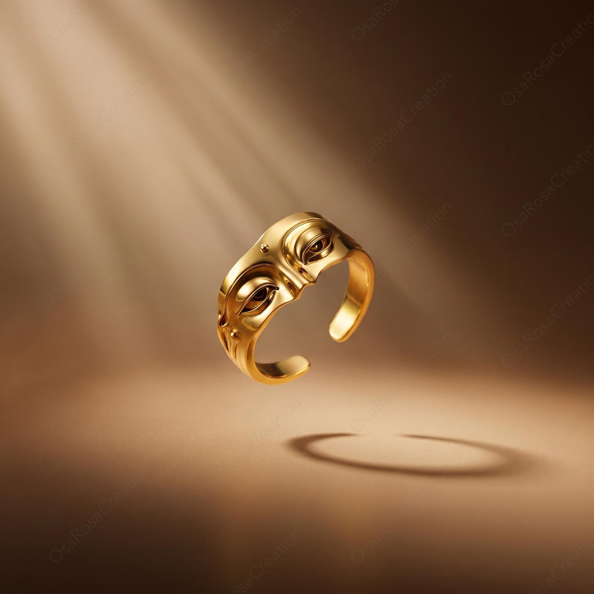 Abstract Face Ring