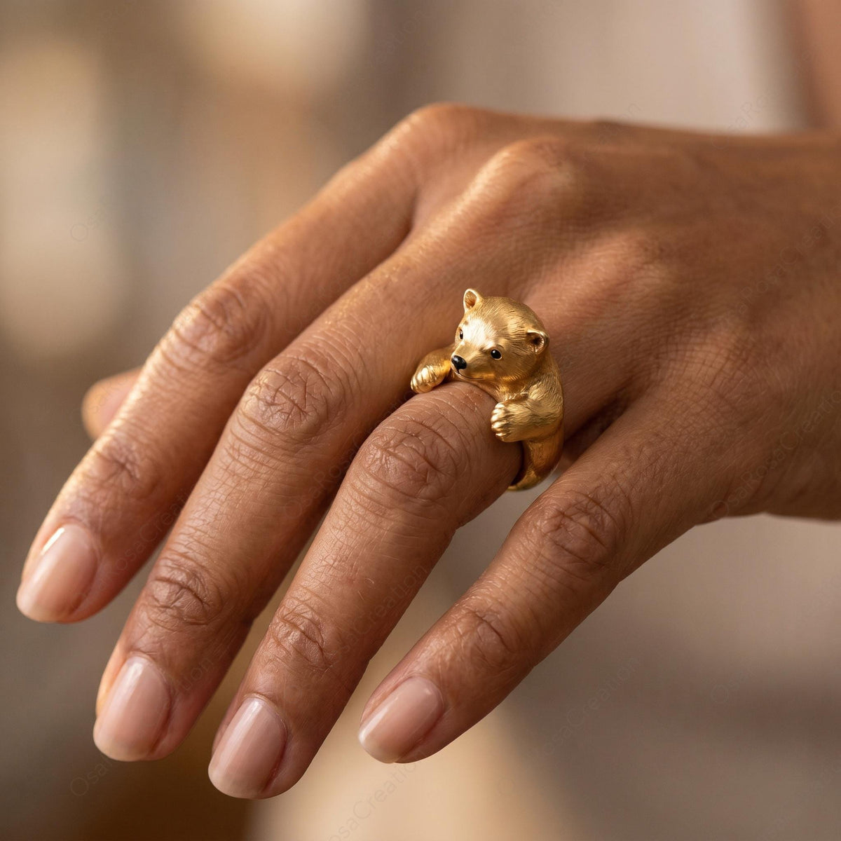 Bague Ours des bois