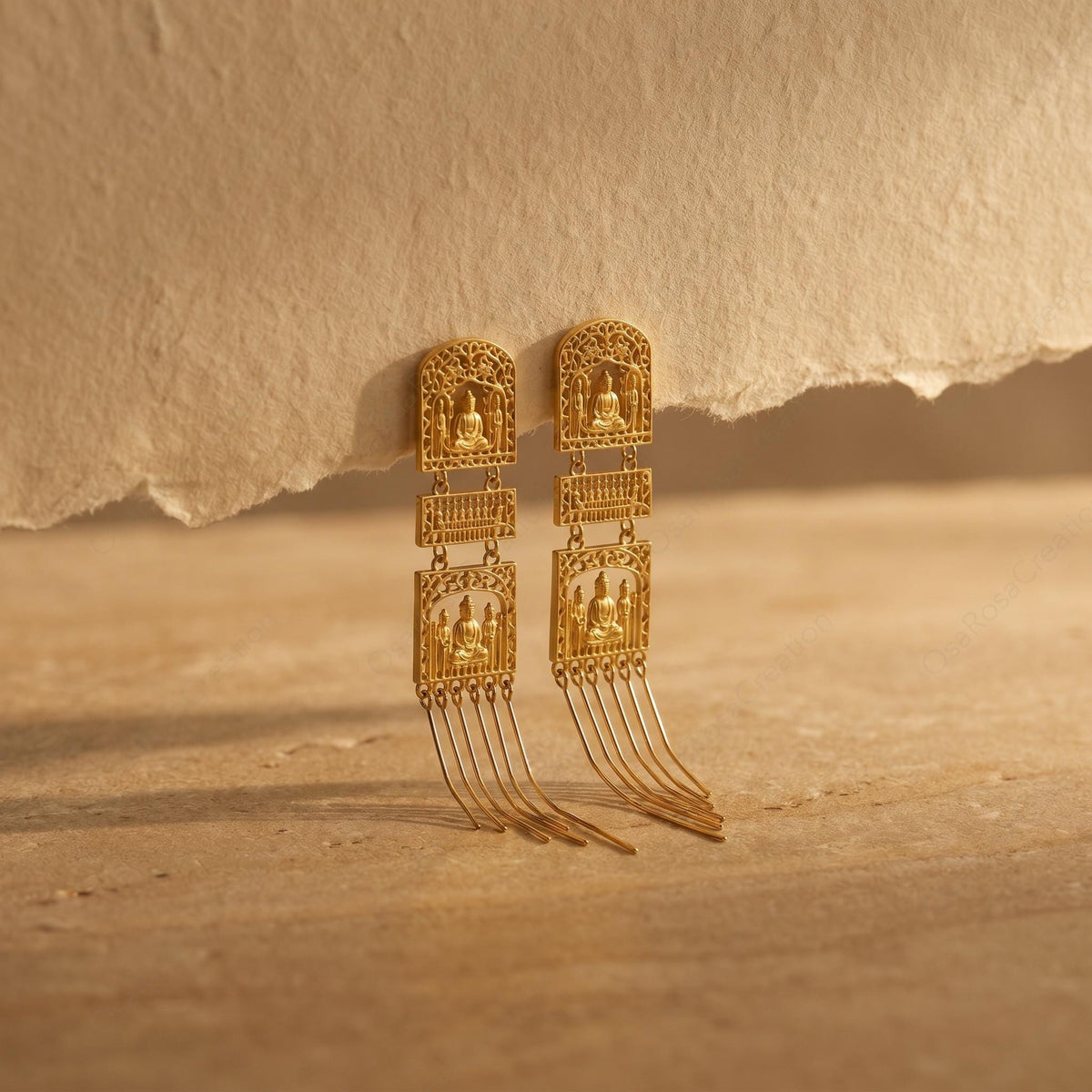 Zen Buddha Earrings