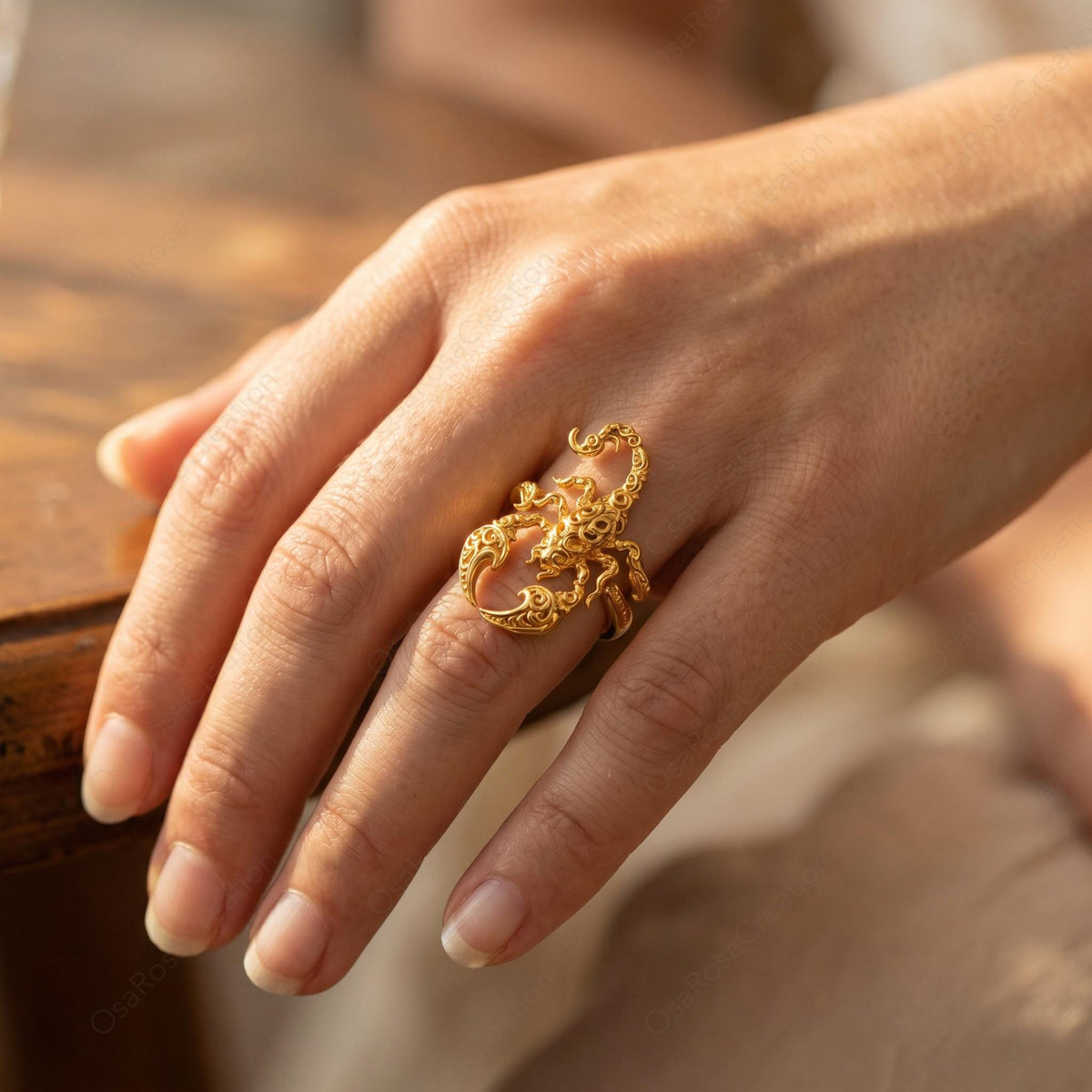 Baroque Scorpion Ring