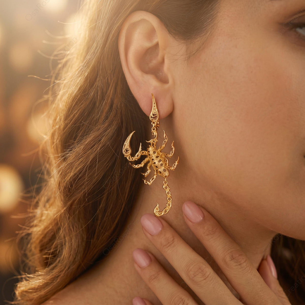 Baroque Scorpio Earrings