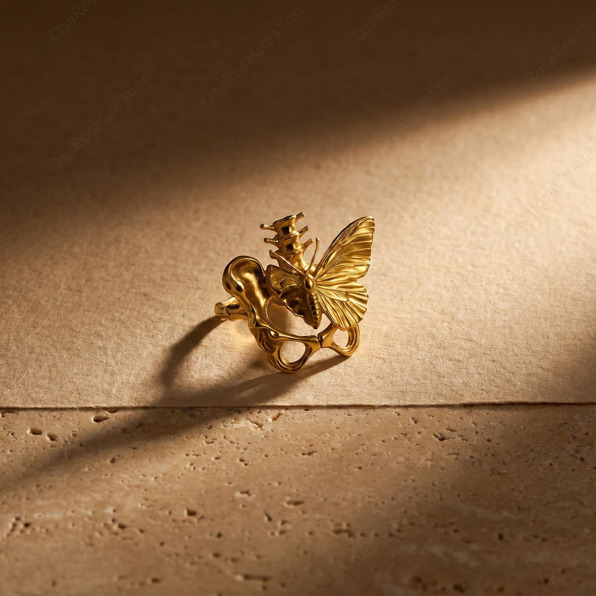 Art Nouveau Butterfly Ring
