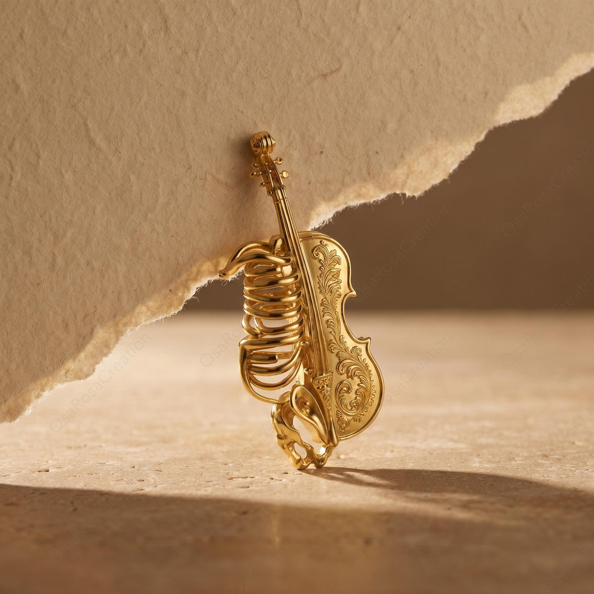 Spilla cassa di violino