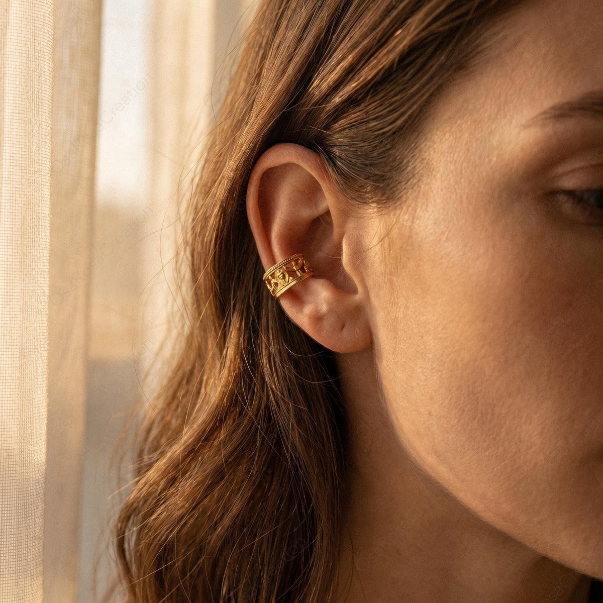 Egyptian Revival Hoops