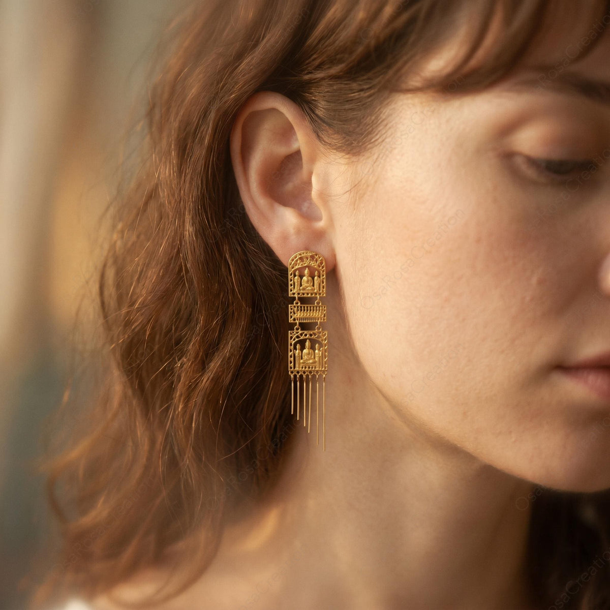Zen Buddha Earrings