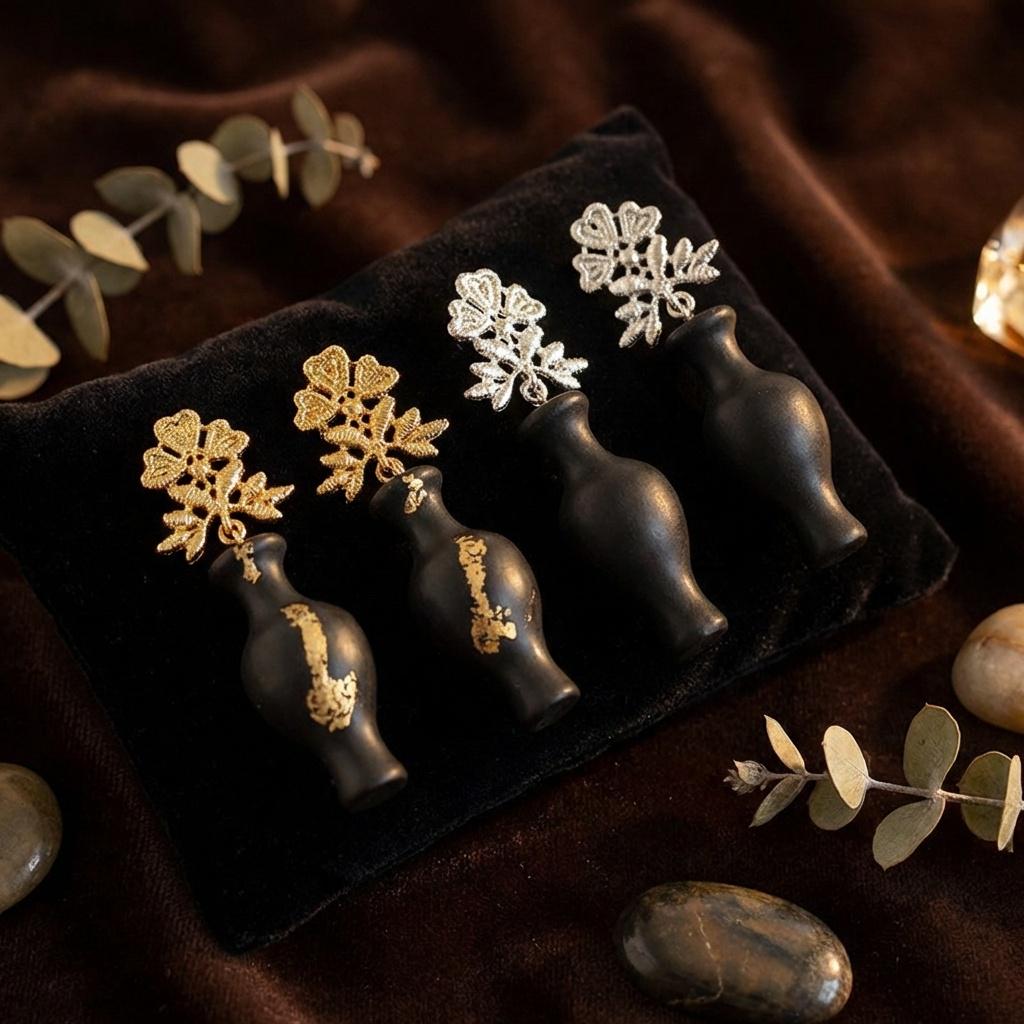 Kintsugi Vase Earrings