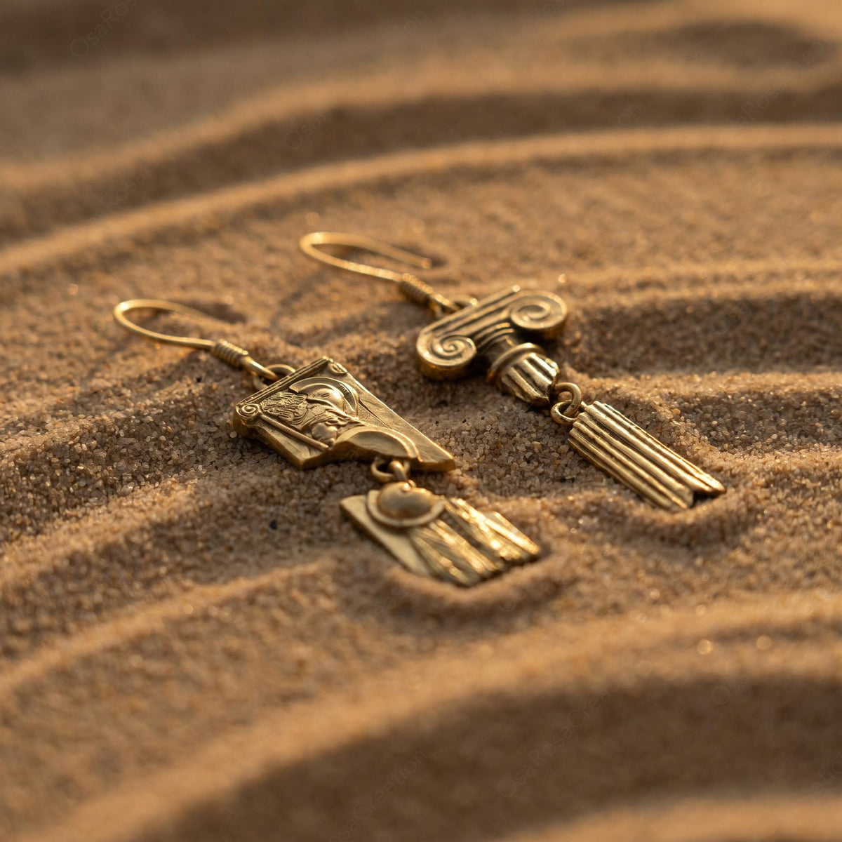 Athena Column Earrings