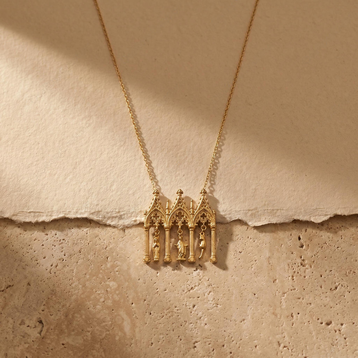 Cathedral Cat Necklace