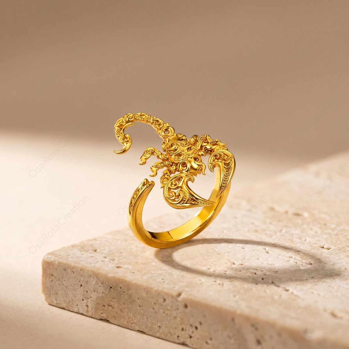 Baroque Scorpion Ring