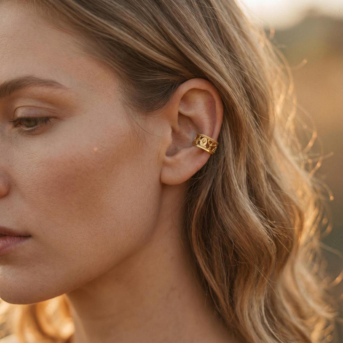 Egyptian Revival Hoops