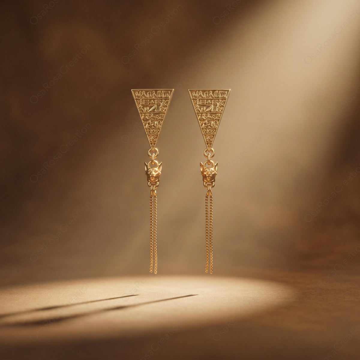 Bastet Cat Earrings