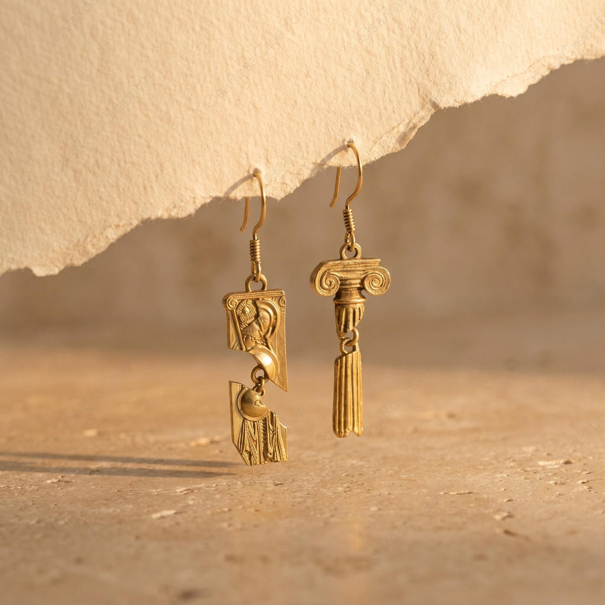 Athena Column Earrings