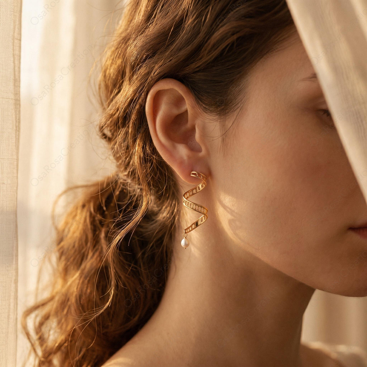 DNA Pearl Earrings