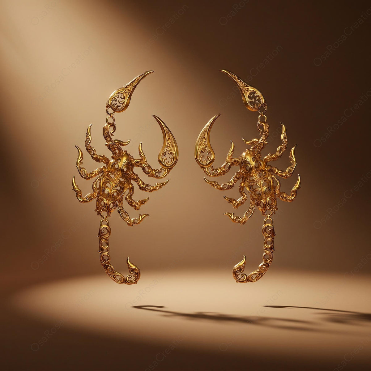 Baroque Scorpio Earrings