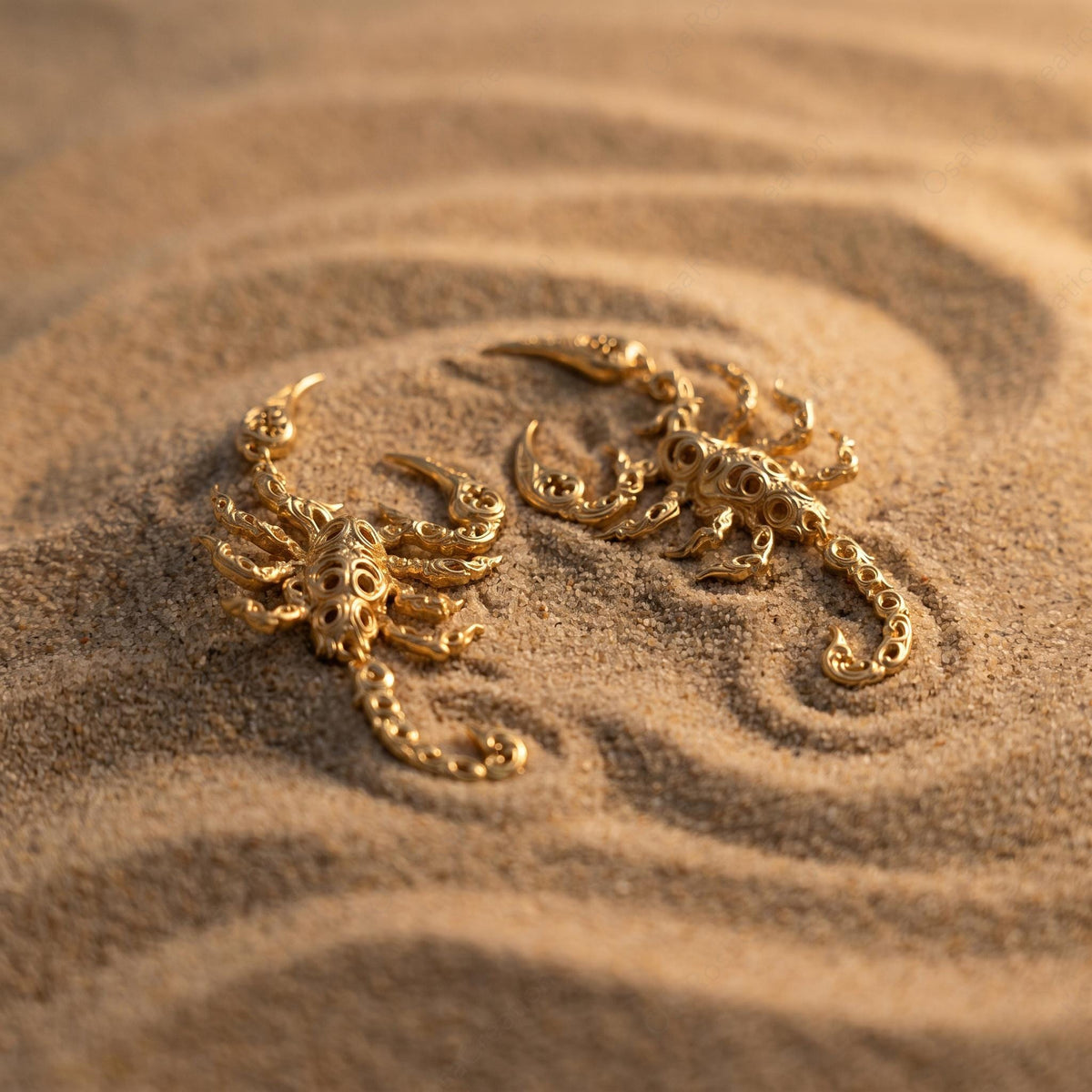 Baroque Scorpio Earrings